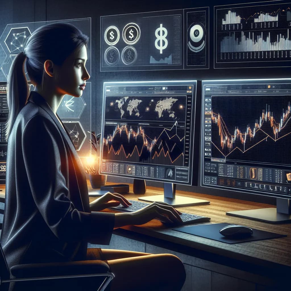 Consultante NuaWeb analysant des données sur écran pour transformation digitale et IA PME Québec