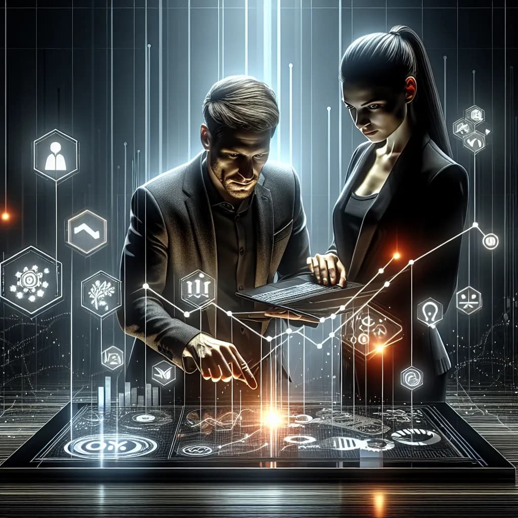 Experts NuaWeb en transformation digitale et IA pour PME, montrant des solutions CRM et analytics prédictifs.