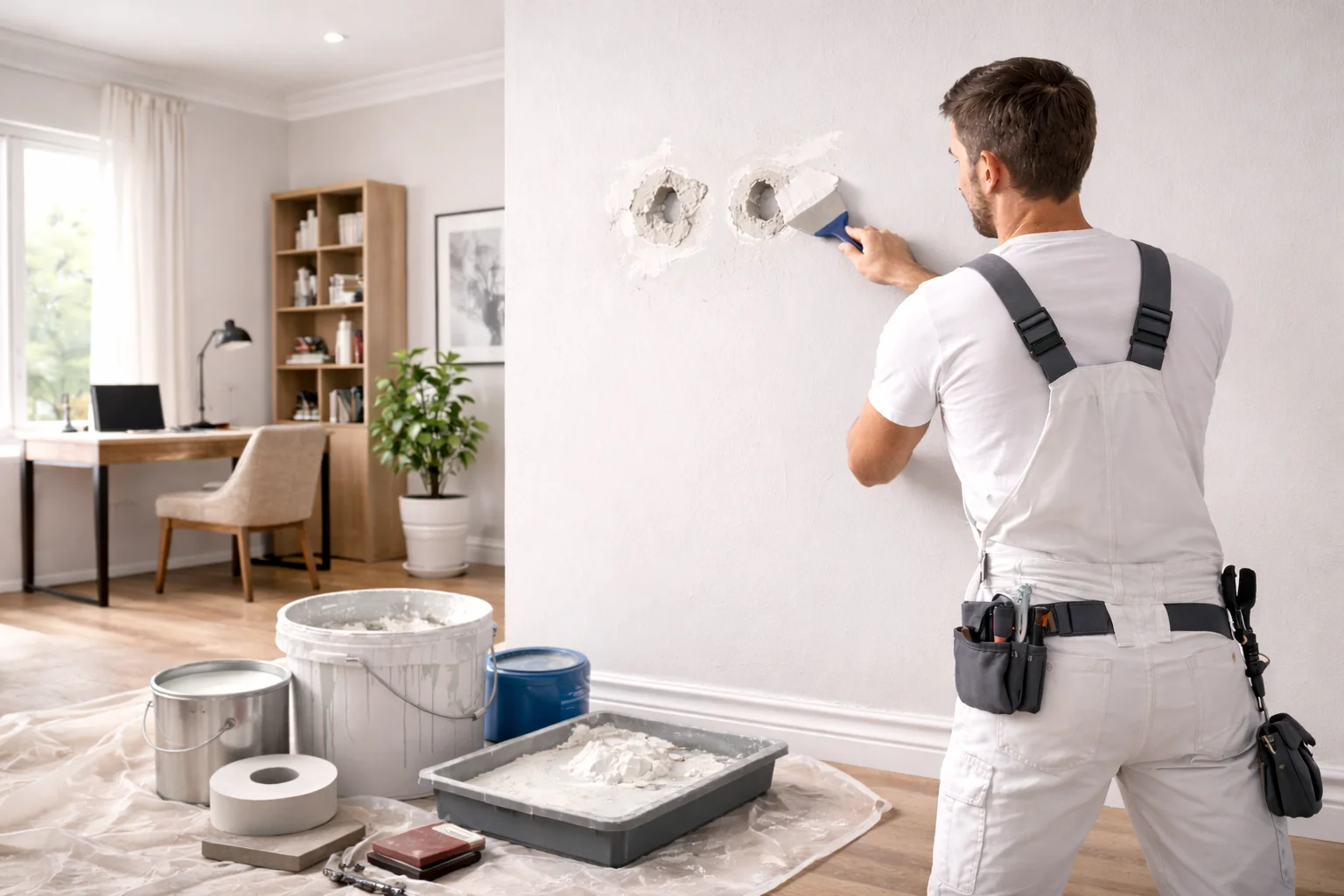 Réparation de plâtre